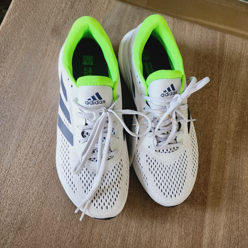Adidas Men's Supernova 2 Running Shoes Dash Grey/Shadow Navy/Solar Green - Picture 2 of 10